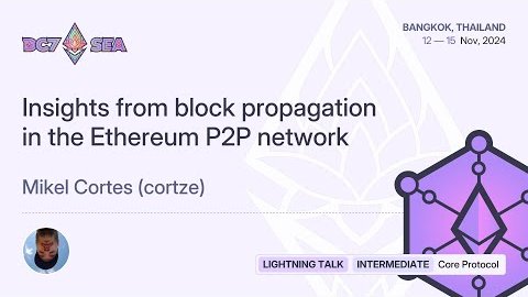 Thumbnail for Insights from Block Propagation in the Ethereum P2P Network