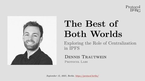 Thumbnail for The Best of Both Worlds: Exploring the Role of Centralization in IPFS